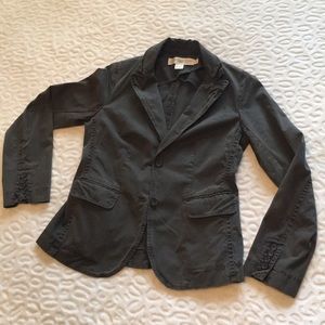 ☀️ J Crew Chino Olive Blazer 100% Cotton Size 6